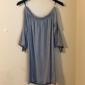 Off the shoulder mini dress